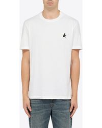 Golden Goose - Star Print Crewneck T-Shirt - Lyst