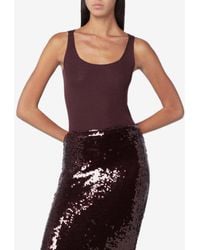 Roberto Collina - Ribbed Wool Tank Top - Lyst