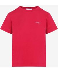Givenchy - Logo Print Slim T-Shirt - Lyst