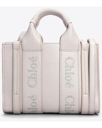 Chloé - Mini Woody Top Handle Bag - Lyst