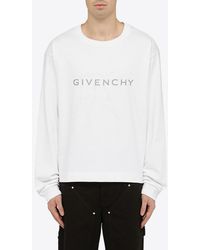 Givenchy - Logo-Printed Crewneck Sweatshirt - Lyst