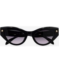 McQueen - Stud Cat-Eye Sunglasses - Lyst