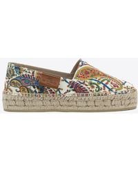 Etro - Paisley Patterned Espadrilles - Lyst