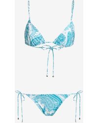 Etro - Liquid Paisley Bikini Set - Lyst