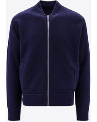 Givenchy - Wool Zip-Up Bomber Jacket - Lyst