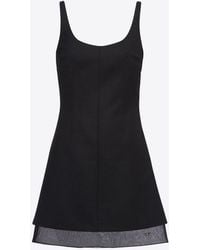 Prada - Wool Short Dress Clothing - Lyst