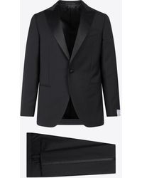 Caruso - Single-Breasted Wool-Blend Tuxedo Suit - Lyst