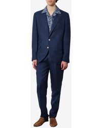 Brunello Cucinelli - Single-Breasted Buttoned Blazer - Lyst
