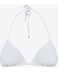Dolce & Gabbana - Logo Engraved Bikini Bra - Lyst