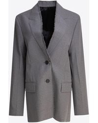 TOTEME - Wool Single-Breasted Jacket - Lyst