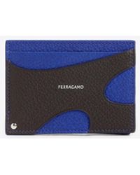 Ferragamo - Cut-Out Leather Cardholder - Lyst
