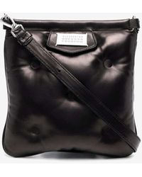Maison Margiela - Glam Slam Leather Flat Crossbody Bag - Lyst