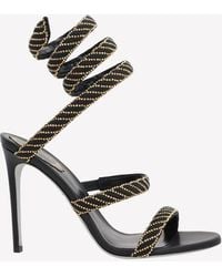 Rene Caovilla - And Gold Cleo Crystal Sandal - Lyst