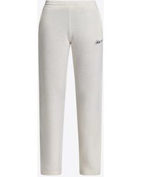 Sporty & Rich - Vendome Script Cashmere Track Pants - Lyst