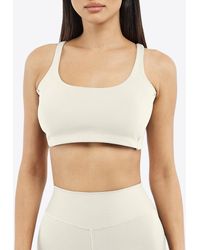 THE GIVING MOVEMENT x YOOX - Racerback Sports Bra - Lyst