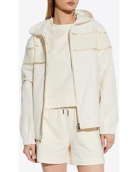 Moncler - Clisson Hooded Jacket With Openwork-Inserts - Lyst
