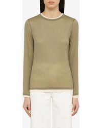Vince - Double-Layer Long-Sleeved T-Shirt - Lyst