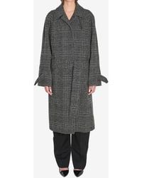 Balenciaga - One Layer Raglan Wool Coat - Lyst