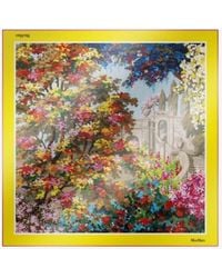 Max Mara - Printed Silk Scarf - Lyst
