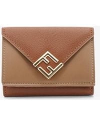 Fendi - Ff Diamonds Micro Tri-Fold Wallet - Lyst