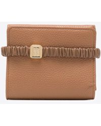 Miu Miu - Small Tri-Fold Leather Wallet - Lyst