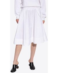 Jacquemus - Salon Flared Midi Skirt - Lyst