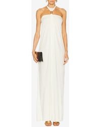 Tom Ford - Halterneck Draped Maxi Dress - Lyst