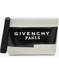 Givenchy - Logo Tape Pouch Bag - Lyst
