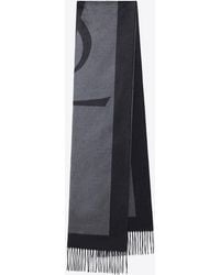 Saint Laurent - Cassandre Jacquard Silk Scarf - Lyst