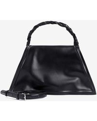 Y. Project - Wire Leather Top Handle Bag - Lyst