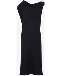 Carven - Knot Shirt Midi Dress - Lyst