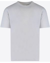 Maison Margiela - Short-Sleeved Solid T-Shirt - Lyst