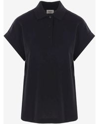Saint Laurent - Polo Sans Manche - Lyst