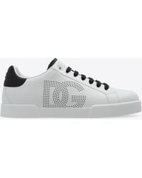 Dolce & Gabbana - Sports Shoes With Logo - Lyst