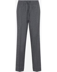 Brioni - Asolo Drawstring Straight-Leg Pants - Lyst