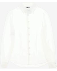Moschino - Long-Sleeved Silk Shirt - Lyst