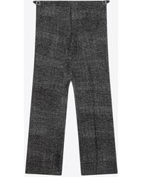 Prada - Herringbone Straight-Leg Pants - Lyst