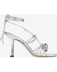Jimmy Choo - Jemma 90 Metallic Nappa Leather Sandals - Lyst