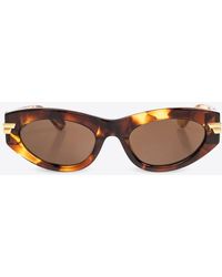 Bottega Veneta - Classic Cat-Eye Sunglasses - Lyst