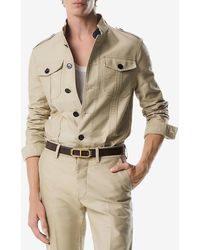 Tom Ford - Stand Collar Overshirt - Lyst