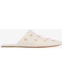 Chloé - Rita Studded Leather Mules - Lyst