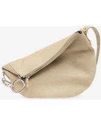 Burberry - Medium Knight Grained Leather Shoulder Bag - Lyst