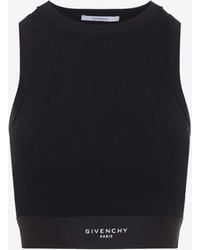 Givenchy - Sleeveless Cropped Top - Lyst