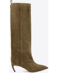 The Attico - Lea 65 Knee-High Suede Boots - Lyst
