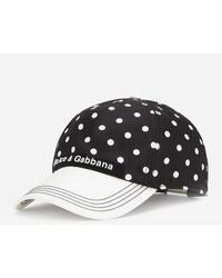Dolce & Gabbana - Polka-Dot Printed Baseball Cap - Lyst