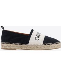 Off-White c/o Virgil Abloh - Bookish Espadrilles With Embroidered Logo - Lyst