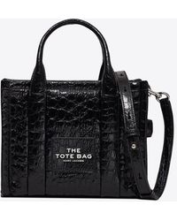 Marc Jacobs - The Small Croc-Embossed Leather Tote Bag - Lyst