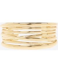 Saint Laurent - Stack Wire Cuff Bracelet - Lyst