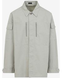 Balenciaga - Long-Sleeved Military Shirt - Lyst