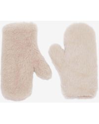 Max Mara - Ombrat Teddy Mittens - Lyst